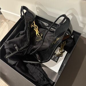 Authentic Opyum Patent YSL-Heel Pumps